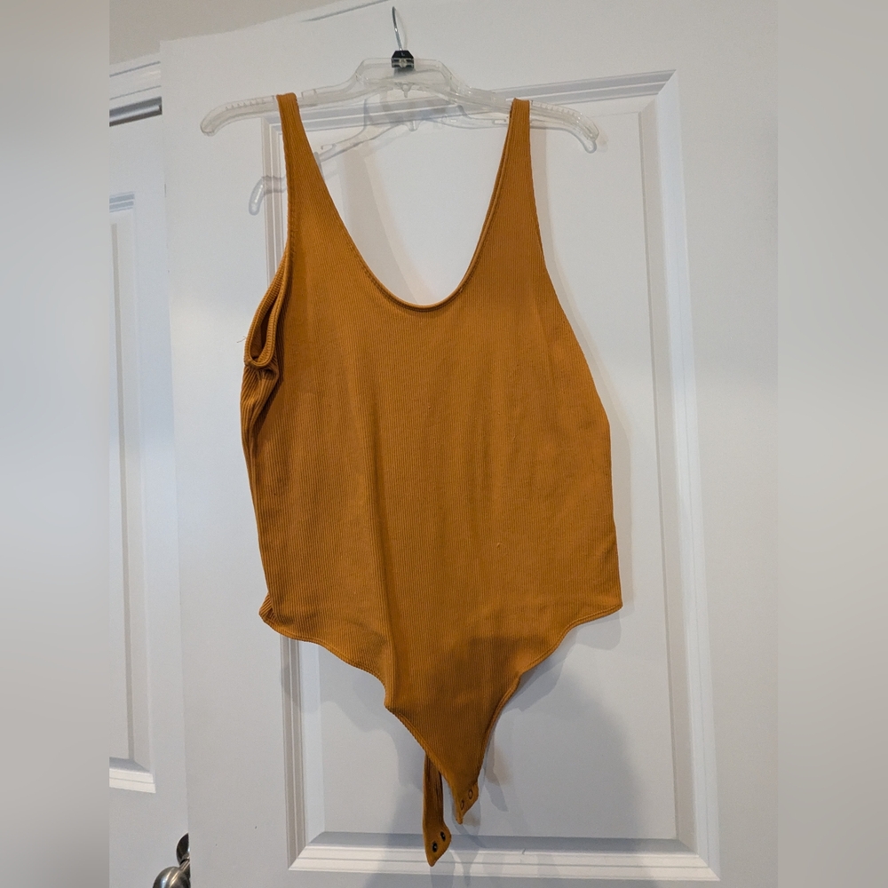 Women's Mustard Bodysuit